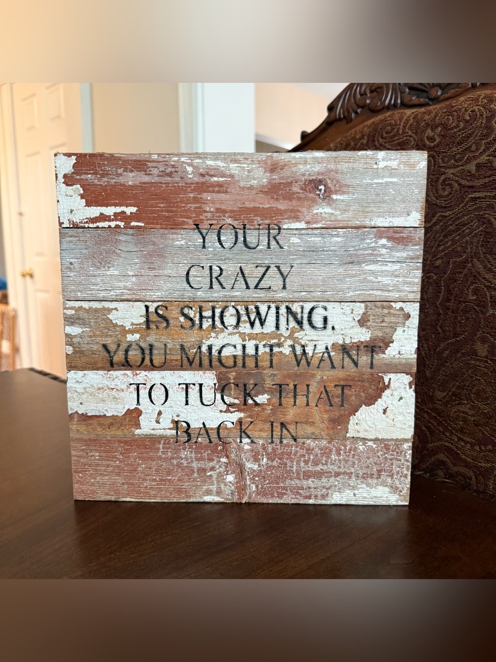 Second Nature by Hand Distressed Wooden Sign Home Decor Made in the USA